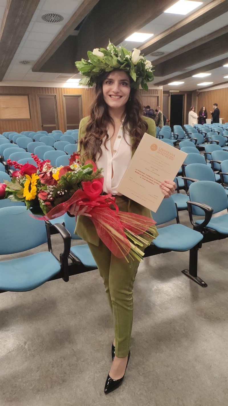 Congratulazioni a Domenica Miccolis