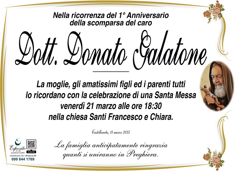 Dott. Donato Galatone