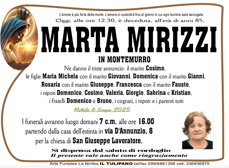 manifesto funebre