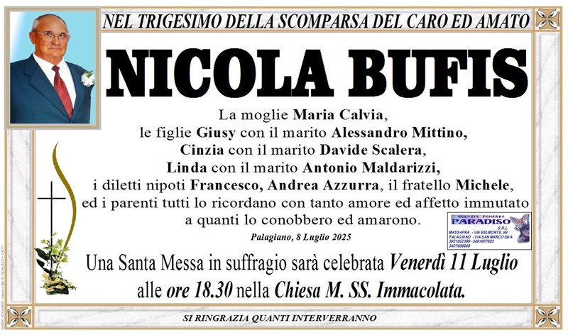 Trigesimo di Nicola Bufis