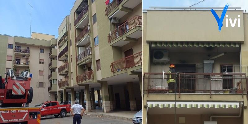 Incendio a Prato Fiorito: case evacuate