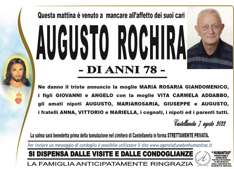 Anniversario di Augusto Rochira