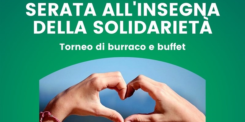 Serata all'insegna della solidarietà Serata all'insegna della solidarietà