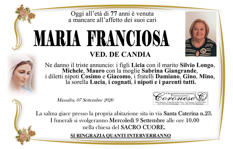manifesto funebre