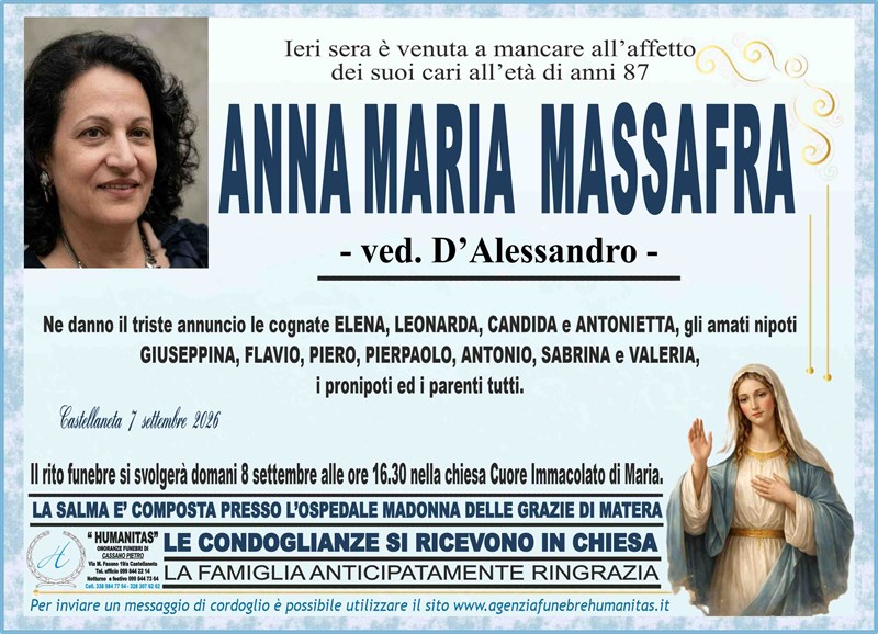manifesto funebre