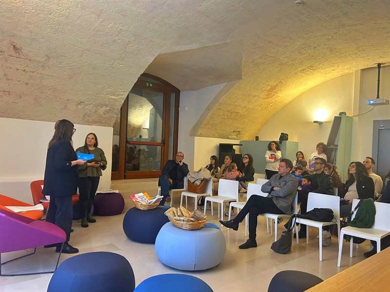 La biblioteca di Laterza diventa area Baby Pit Stop Unicef
