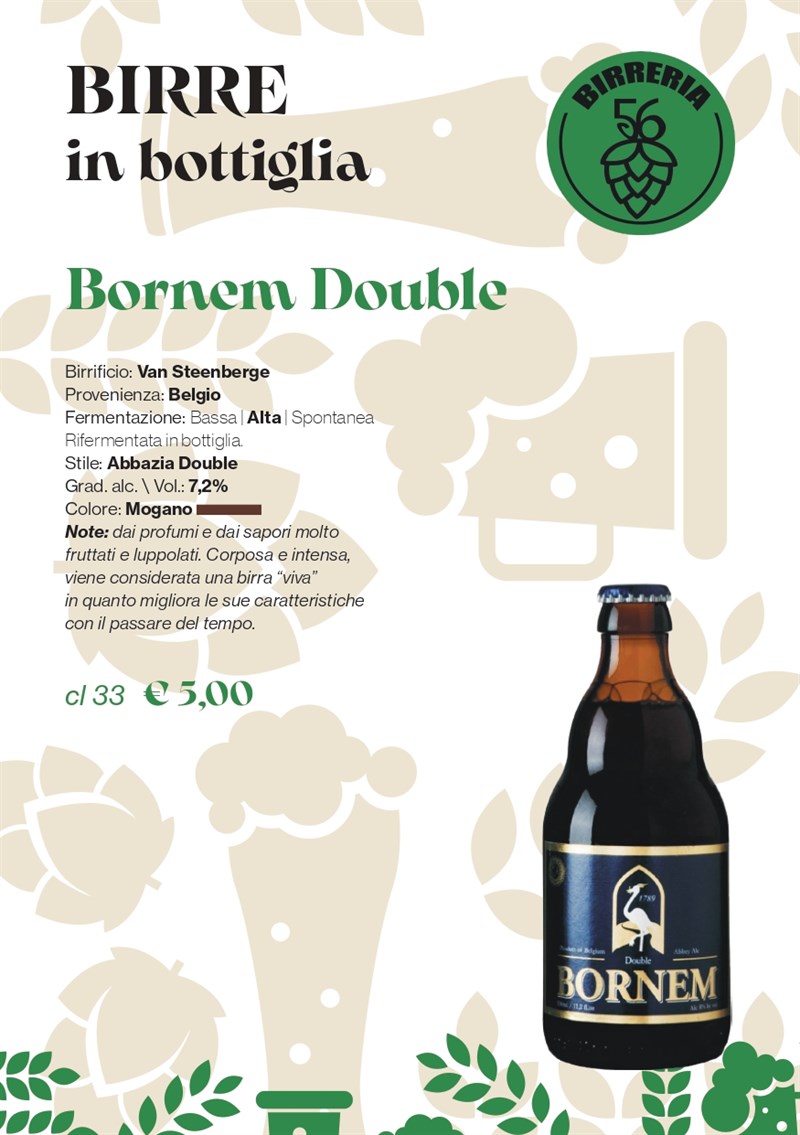 La proposta di Birreria 56