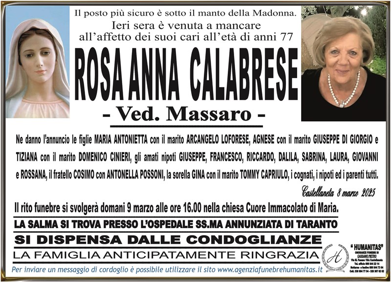 manifesto funebre
