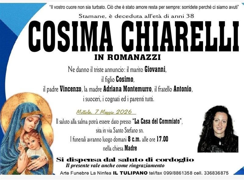 manifesto funebre