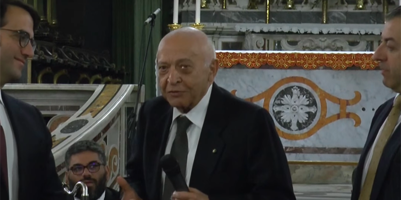 Si è spento il presidente Mario Egidio Schinaia