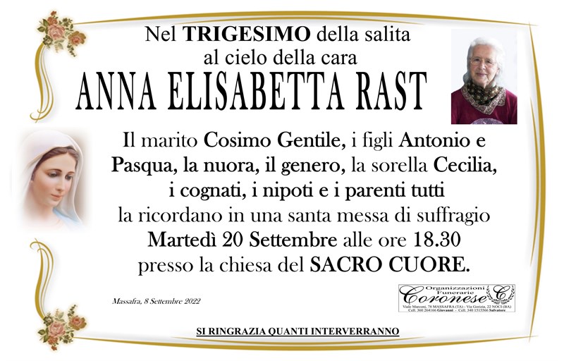 Anna Elisabetta Rast