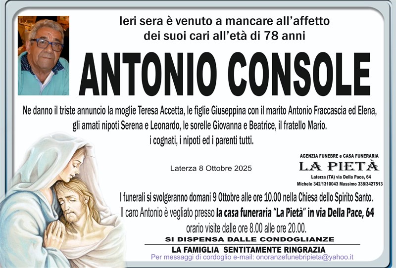 manifesto funebre