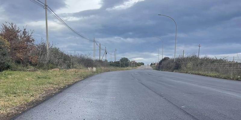 Strade comunali: conclusi i primi interventi di manutenzione straordinaria