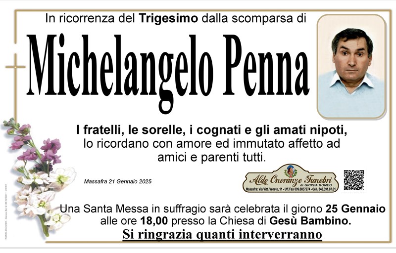 Trigesimo di Michelangelo Penna