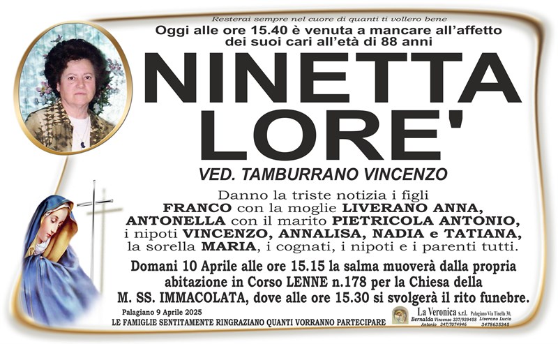manifesto funebre