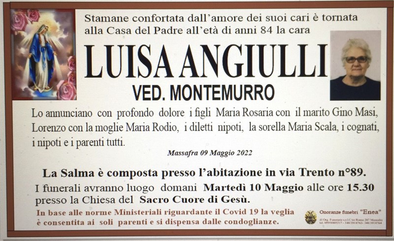 manifesto funebre