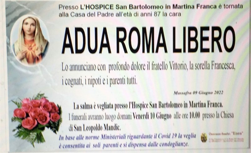 manifesto funebre
