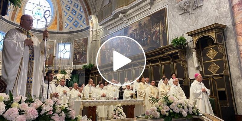 Celebrazione eucaristica di riapertura chiesa Cattedrale