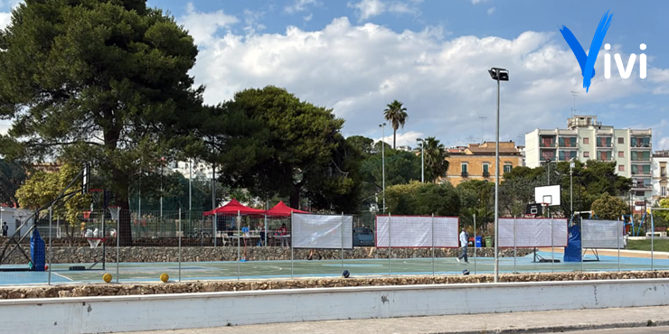 Campo da basket nel Giardino Speziale