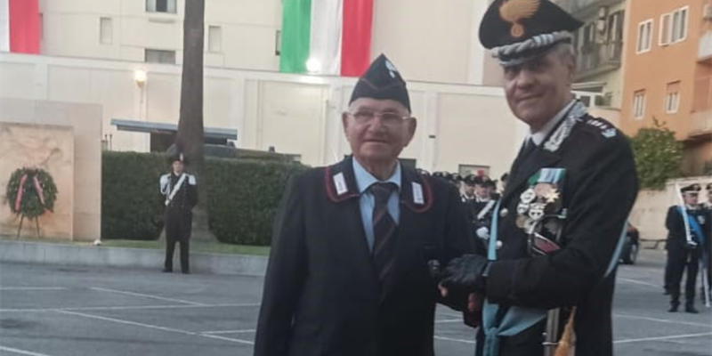 è di Mottola il carabiniere più longevo della provincia di Taranto