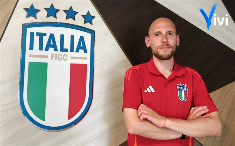Antonio Pappalepore nel quartier generale di Coverciano