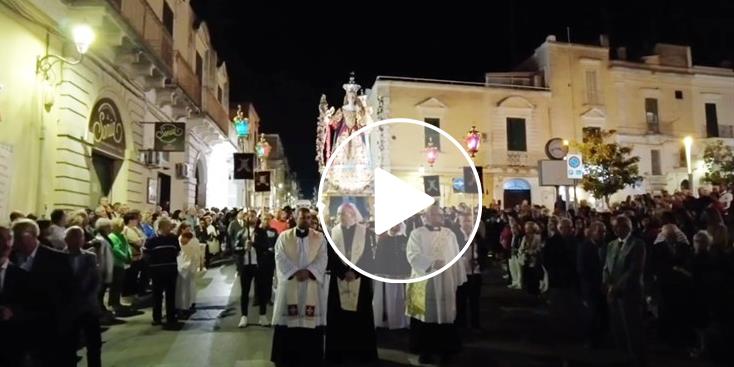 Madonna del Rosario, la processione tra le vie di Castellaneta