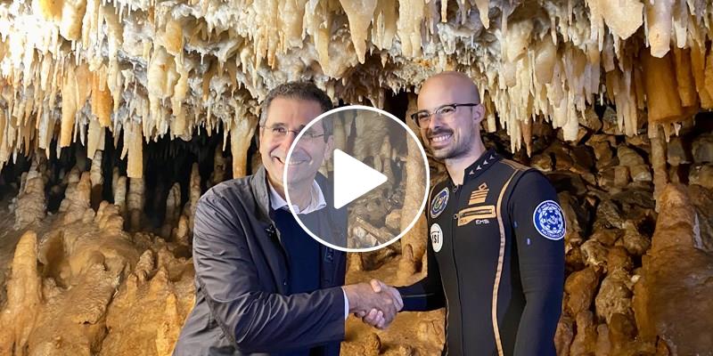 Un ingegnere spaziale di Castellaneta in missione lunare nelle Grotte di Castellana