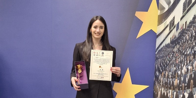 Una danzatrice tarantina premiata al Parlamento europeo