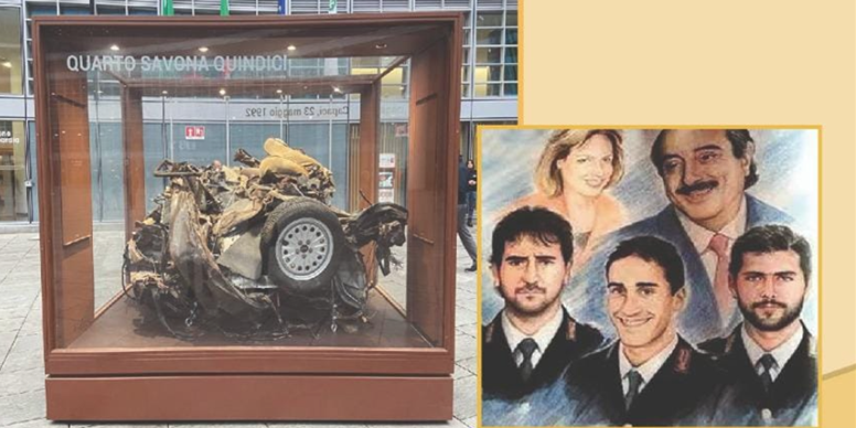 A Ginosa la Quarto Savona Quindici, l'auto della scorta di Giovanni Falcone