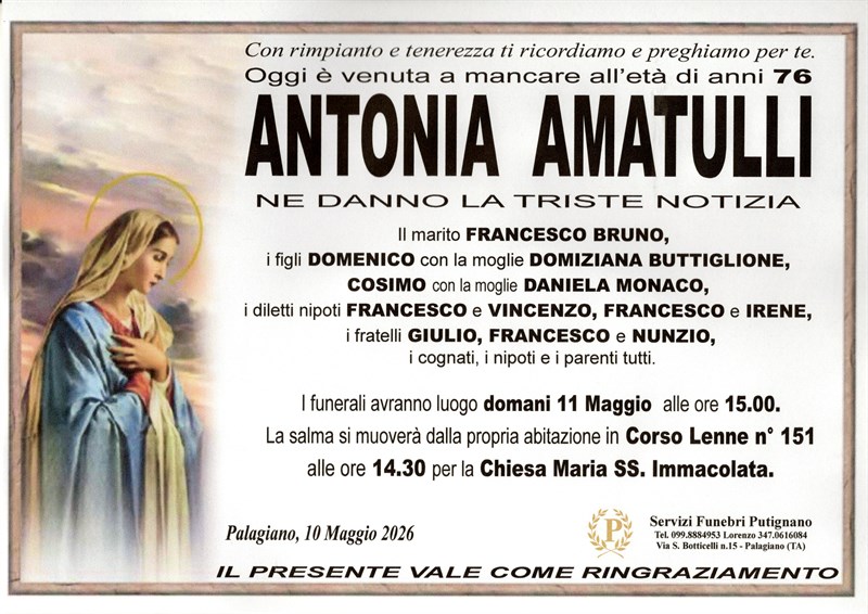 manifesto funebre