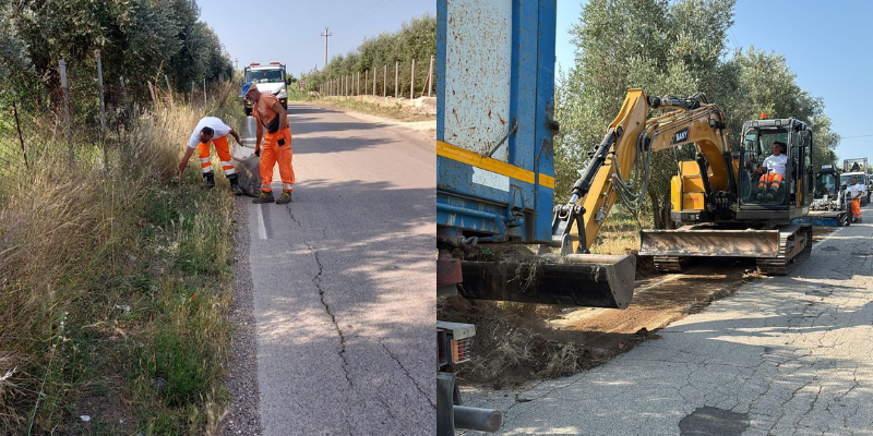 Al via i lavori sulla strada provinciale 85 e verso Marina di Lenne