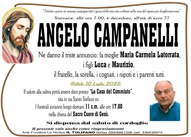 manifesto funebre