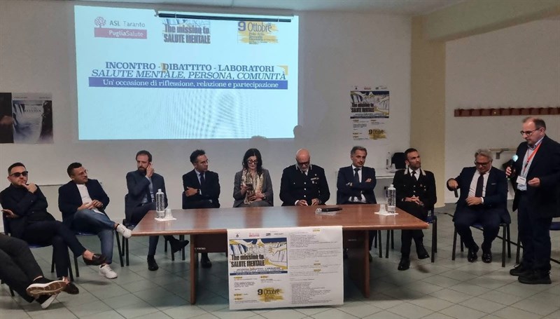 Salute mentale: a Massafra anche il neo direttore dell'ASL Taranto Vito Bavaro