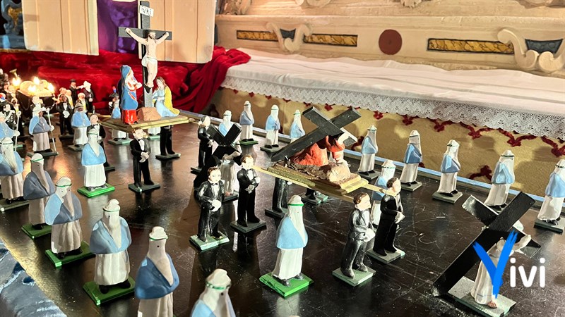 Il plastico della "Processione dei Misteri"