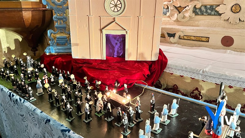 Il plastico della "Processione dei Misteri"