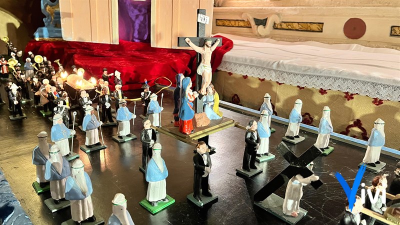 Il plastico della "Processione dei Misteri"