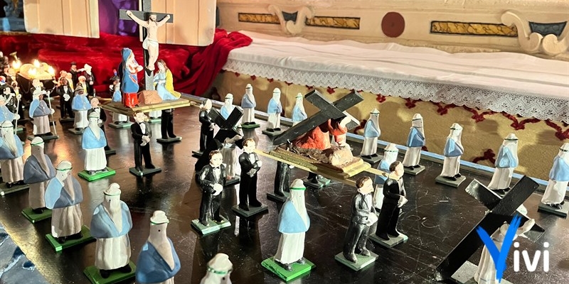 Nella chiesa di San Benedetto il plastico rappresentante la "Processione dei Misteri"