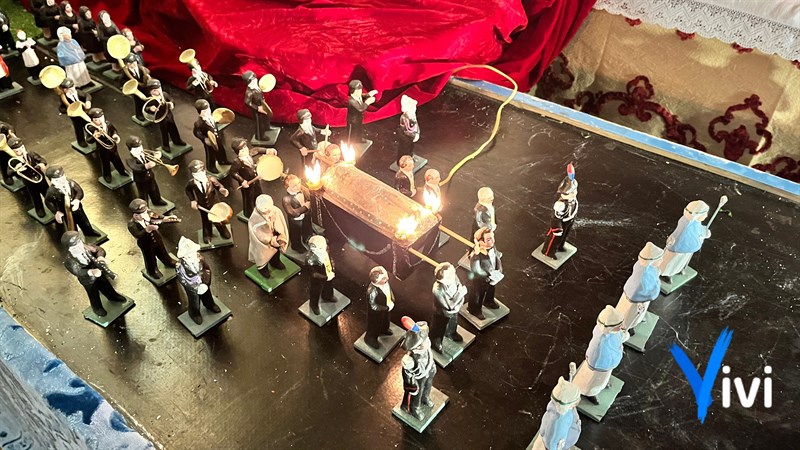 Il plastico della "Processione dei Misteri"