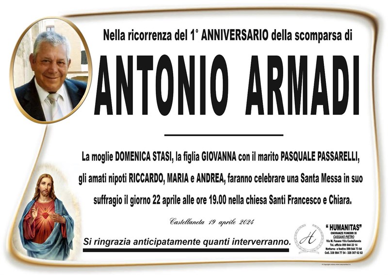 Anniversario di Antonio Armadi