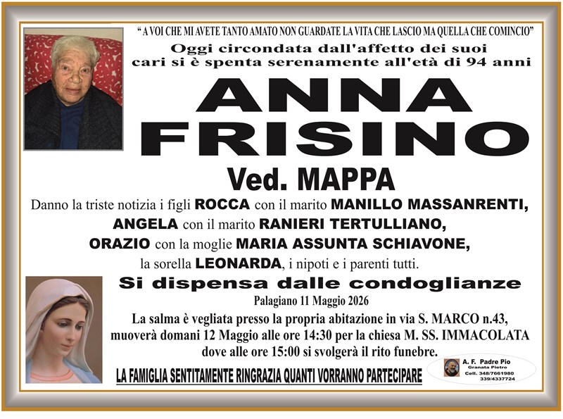 manifesto funebre