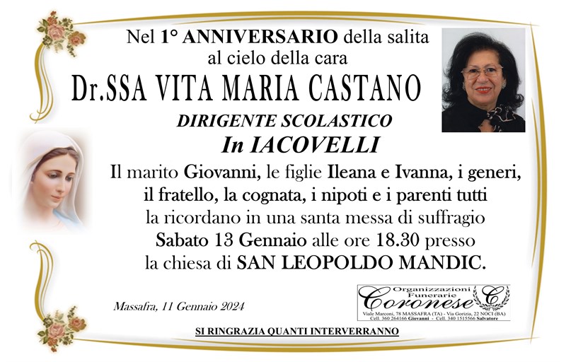 Vita Maria Castano