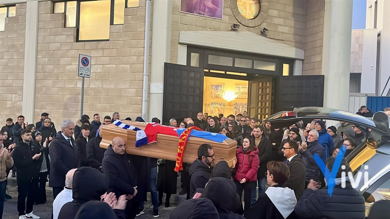 Il funerale di Salvatore Mazzarano