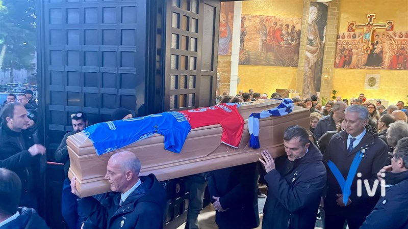 Il funerale di Salvatore Mazzarano