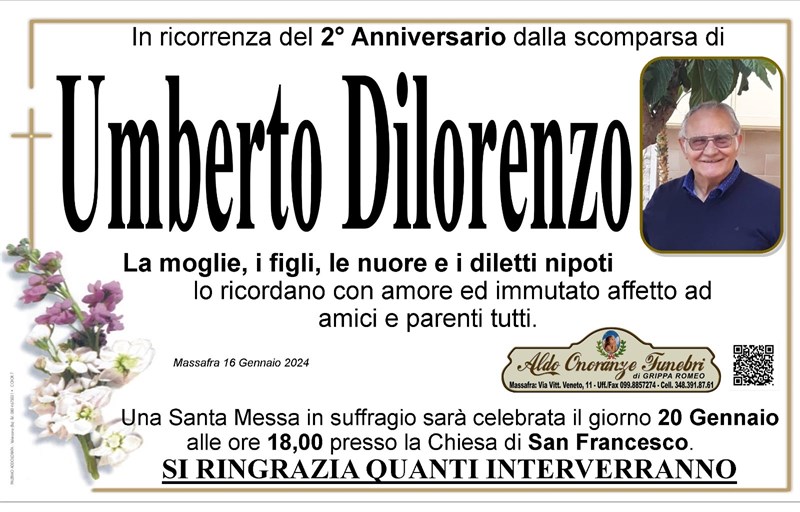 Anniversario di Umberto Dilorenzo