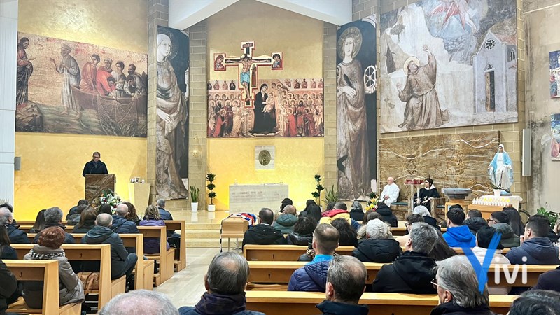 Il funerale di Salvatore Mazzarano