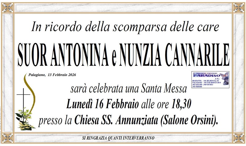 Anniversario di Nunzia Cannarile