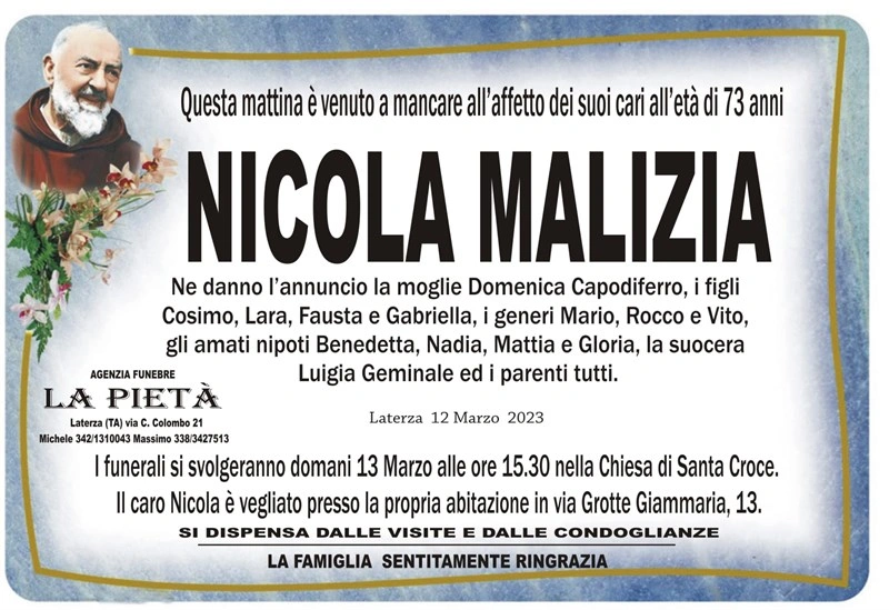ViviWebTv - Laterza | Nicola Malizia