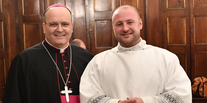 Monsignor Iannuzzi con don Giovanni Fonseca Monsignor Iannuzzi con don Giovanni Fonseca