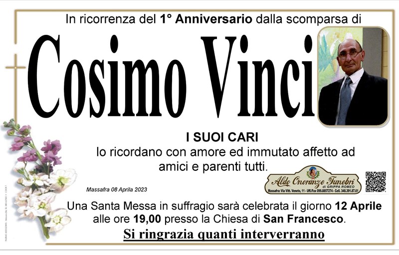 Anniversario di Cosimo Vinci