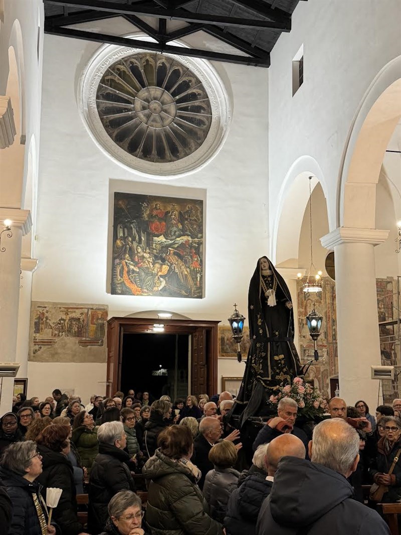 In cammino con la Madonna Addolorata